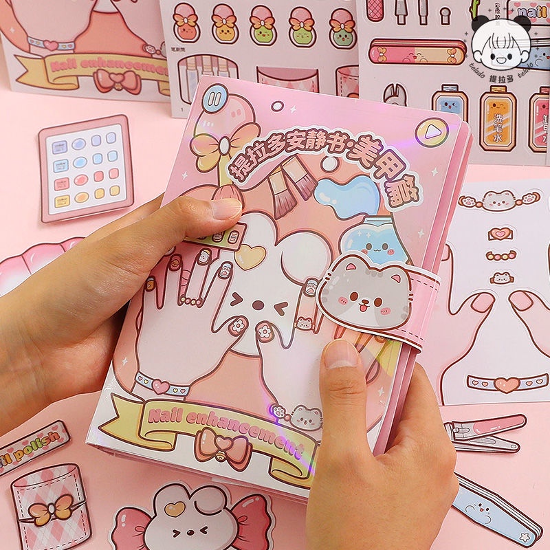 Tiladuo Pinch Music Book Yên Tĩnh Ba Chiều Nhãn Dán Cảnh Làng Đồ Trang Trí diy