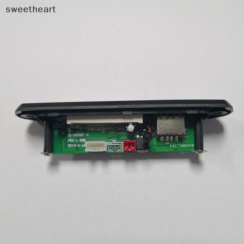 Không dây Bluetooth 5.0 9V-12V MP3 WMA Bảng Giải mã âm thanh xe hơi USB TF FM Đài phát thanh mô-đun Màn hình màu máy nghe nhạc MP3 với điều khiển từ xa mới