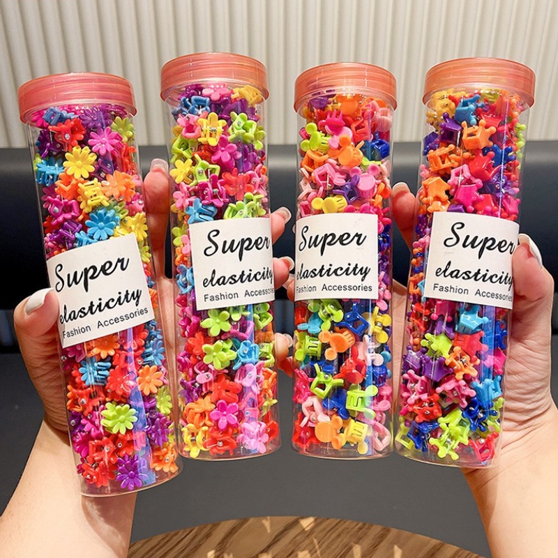 Set Kẹp Tóc Hoa Mini Dễ Thương Phong Cách Hàn Quốc