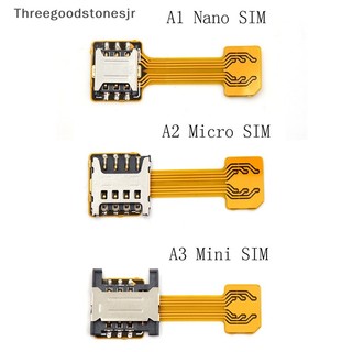 Tgs hybrid dual micro nano sim card adapter converter mở rộng khe cắm sd android jr