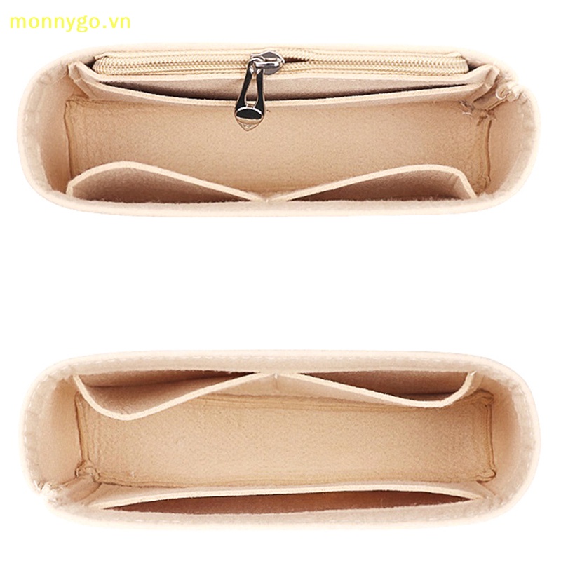 Monnygo 1 Túi Xách tote Bằng Vải Nỉ Có Lớp Lót Sắp Xếp Gọn Gàng Cho Nữ vn
