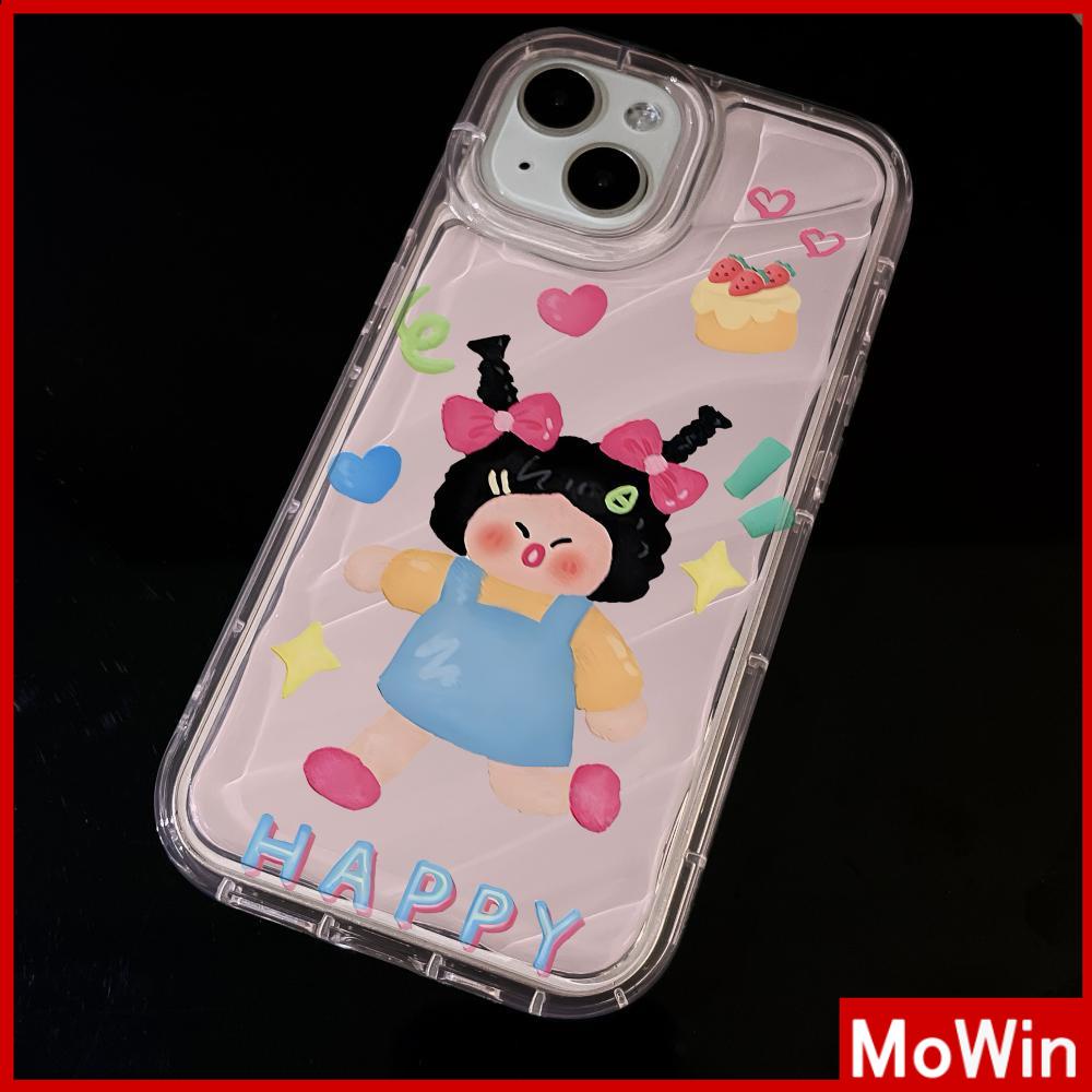 Ốp lưng iPhone 14 Pro Max Ốp Lưng iPhone Water Ripple Clear Case TPU Chống Sốc Mềm Trong Suốt Cặp Đôi Dễ Thương Bé Trai Bé Gái Tương thích với iPhone 13 Pro max 12 Pro Max 11 XR XS 7Plus 8Plus