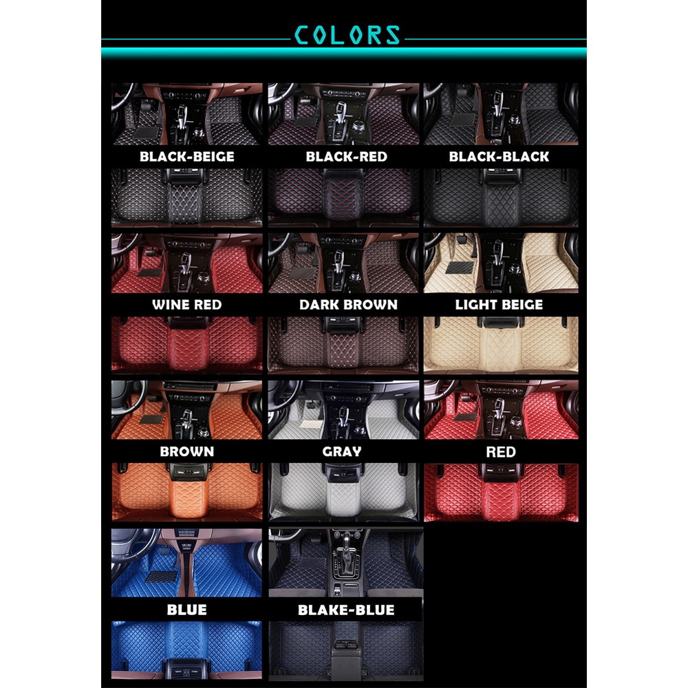 Thảm Lót Sàn Xe Hơi Tự Động Chuyên Dụng Cho toyota corolla cross 2022