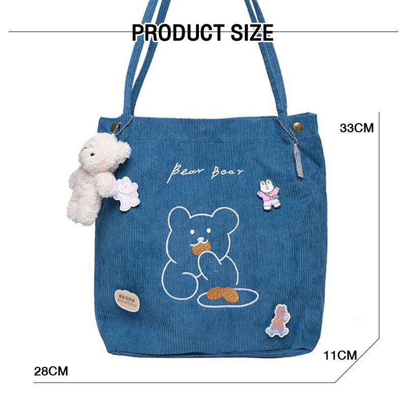 BOYASHI Túi polo của phụ nữ thời trang mới thêu túi đeo vai phổ biến dung tích lớn túi đeo chéo thông thường