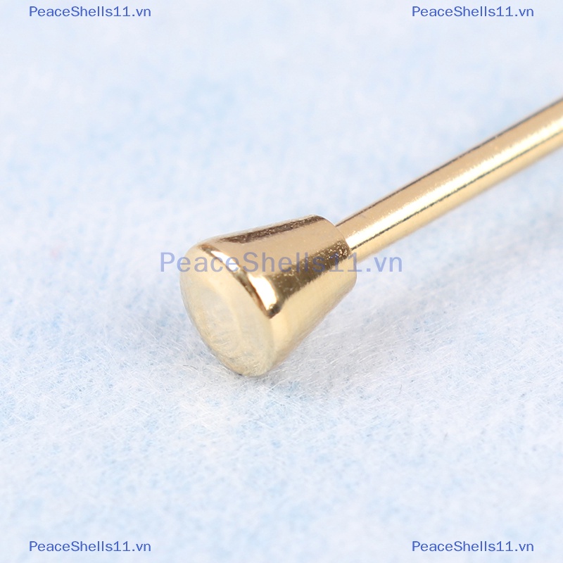 Peaceshells kim loại mới cà vạt cổ áo thanh ghim kẹp cà vạt ghim ve áo và trâm cài quà tặng cho nam trang sức trâm cài áo.