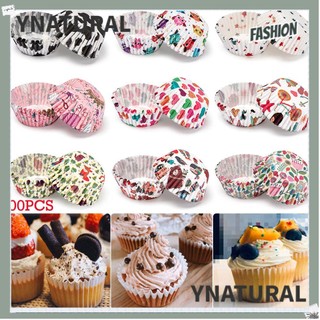 Set 100 cốc giấy làm bánh cupcake chống mỡ