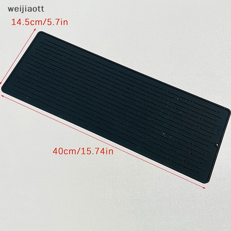 Weijiaott nhà bếp silicone làm khô bát đĩa thảm chịu nhiệt bộ đồ ăn bộ đồ ăn miếng đệm bền đệm bộ đồ ăn bàn mat placemat vn