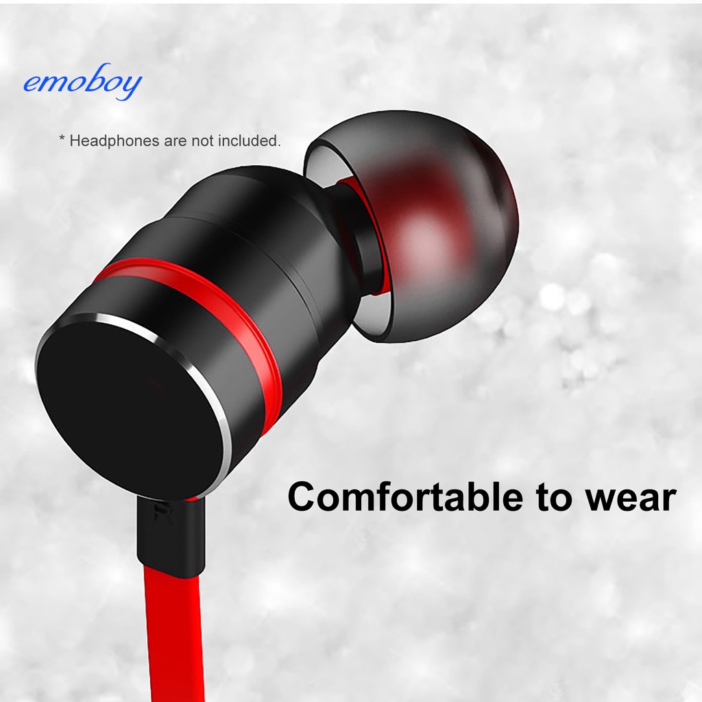 Emoboy 5 cặp silicone mềm cách âm in-ear mũ tai nghe thay thế phụ kiện tai nghe