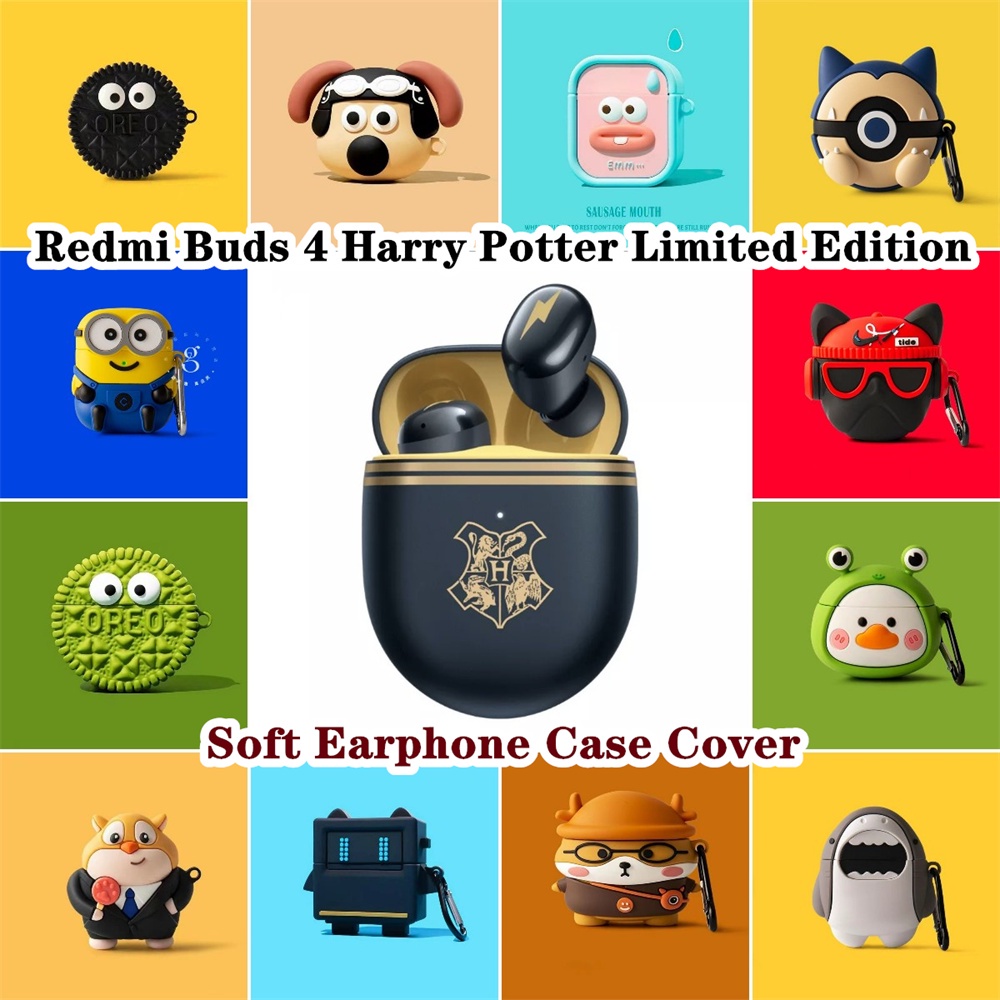Phim hoạt hình sáng tạo cho redmi buds 4 harry potter phiên bản giới hạn vỏ bọc tai nghe mềm