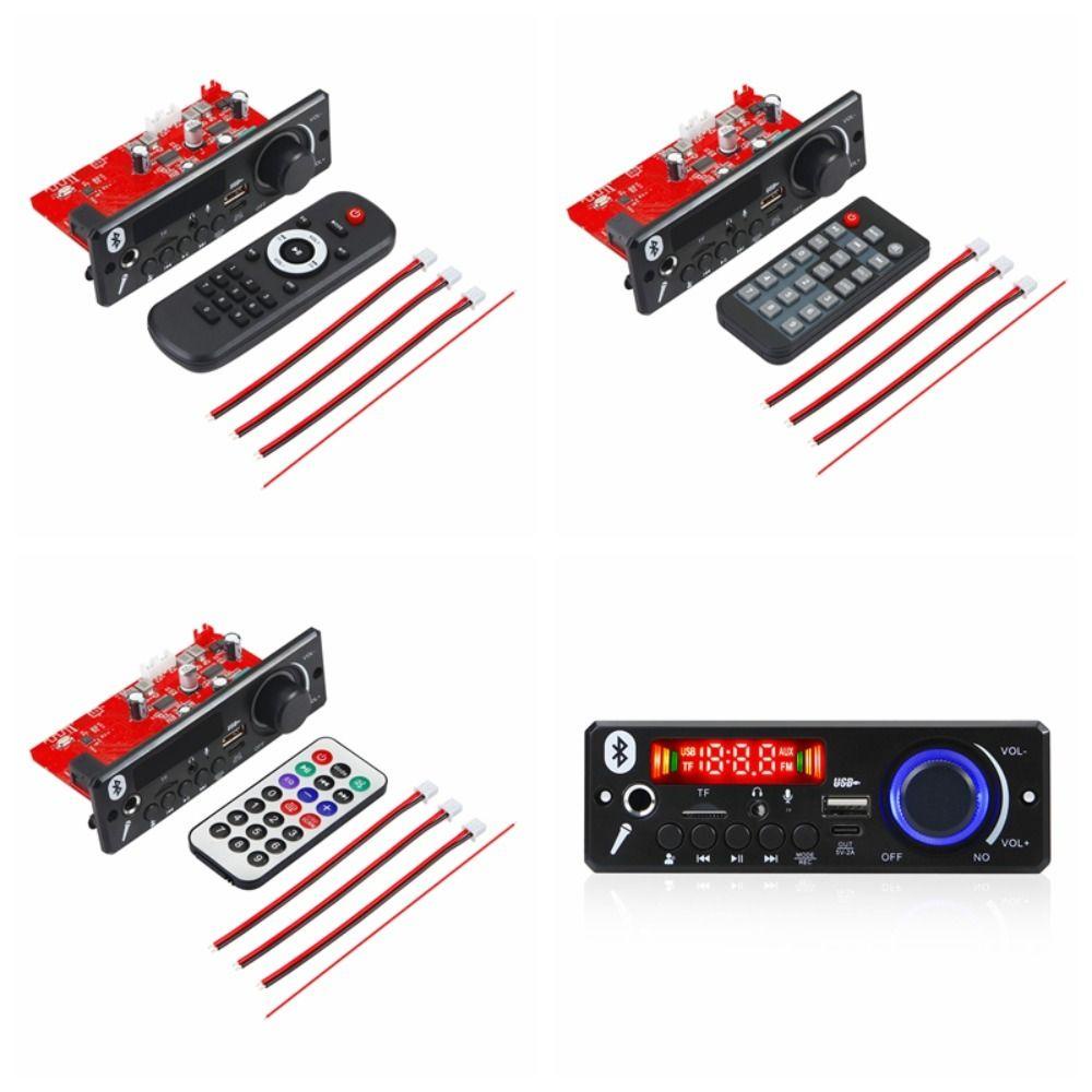 Dingyifeng Bảng Mạch Giải Mã Màn Hình Màu 2 * 80w mp3 6 Nút 12v Kết Nối bluetooth 5.0 Cho Xe Hơi