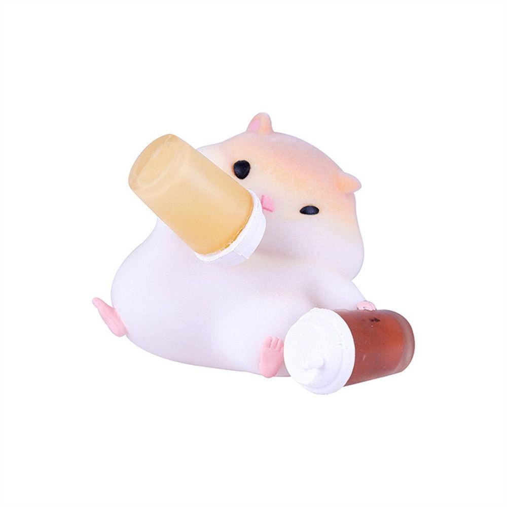 Mô hình MMULCK kiểu chuột hamster dễ thương trang trí bảng điều khiển xe hơi