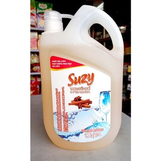 Nước rửa chén bát Suzy Nhật Bản 2,1L (Bạc Hà, Quế, Muối Biển)