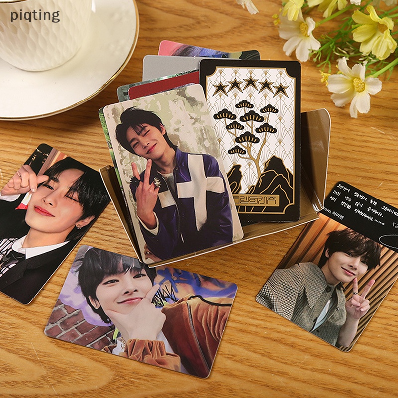 Piqt 8pcs / 11pcs set kpop stray kids photocards 5-star album lomo card photo card maxident collection postcards for fans gift en