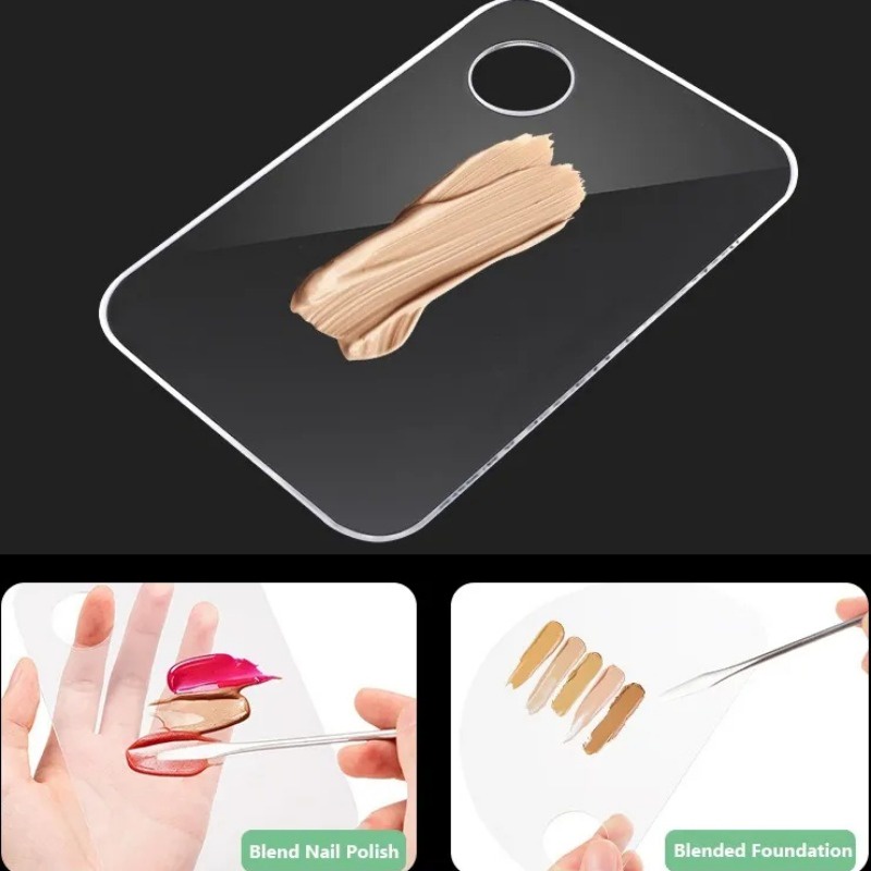 Bảng màu trang điểm nền chuyên nghiệp / son môi bóng mắt acrylic khay hỗn hợp / hình con bướm màu nước tấm bột màu / dụng cụ vẽ móng trang điểm / phụ kiện làm móng