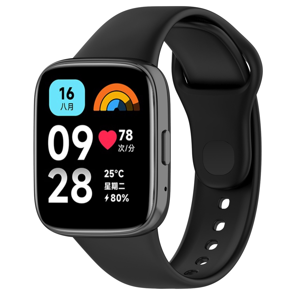Dây đeo thay thế dây đeo bằng silicon mềm cho redmi watch 3 lite active wristband