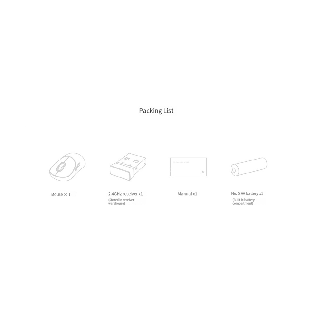 Chuột không dây xiaomi 3 bluetooth đầy màu sắc chế độ kép 2.4ghz văn phòng im lặng máy tính xách tay quang học công thái học soft-tone keying