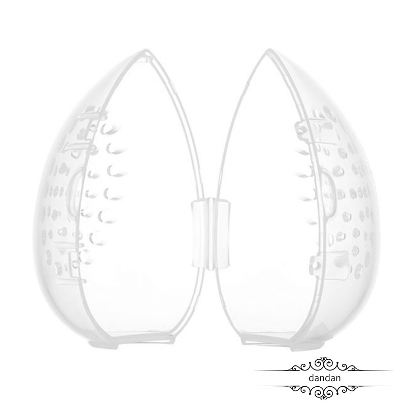 Hộp đựng bọt biển trang điểm multi-hole moisture-proof trong suốt beauty sponge holder hộp đựng mỹ phẩm