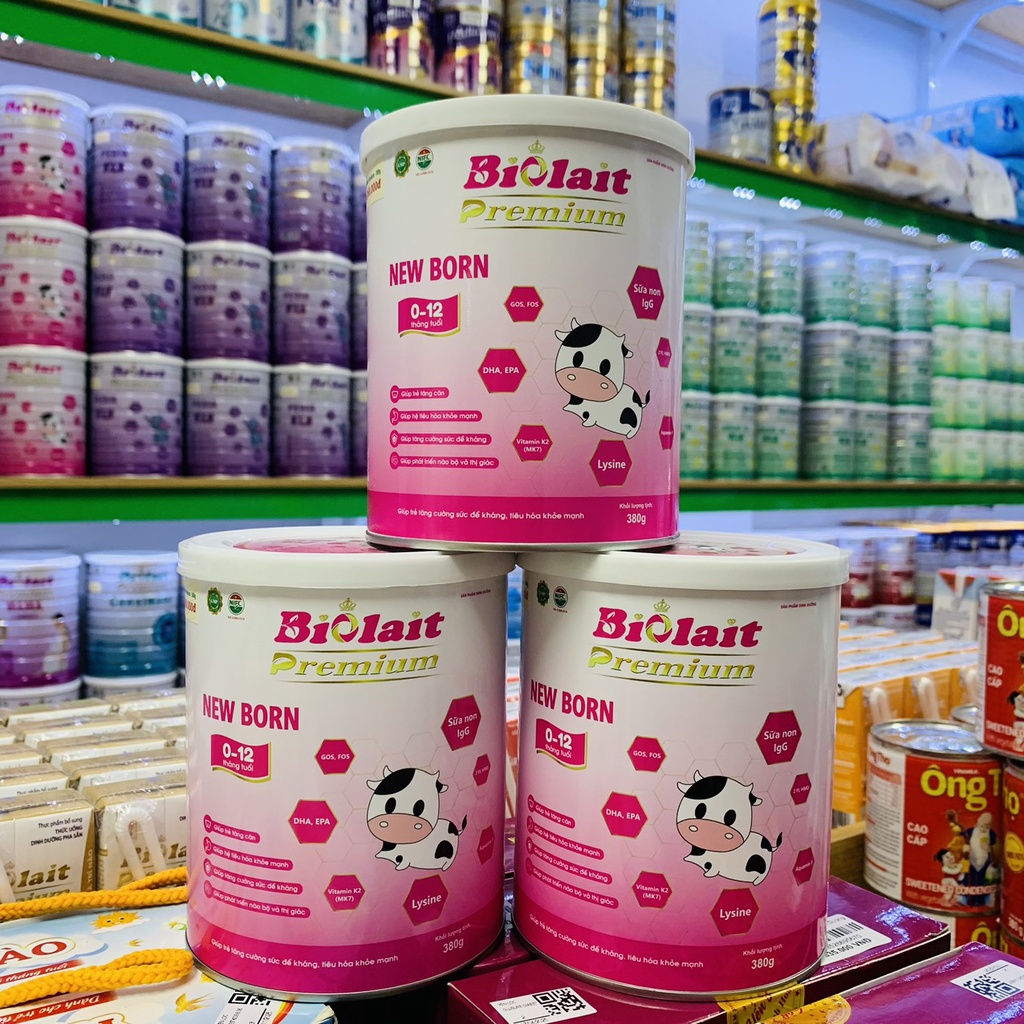 Sữa Non Biolait New Born Giúp Trẻ Tăng Cân, Sức Đề Kháng, Phát Triển Não Bộ Và Thị Giác, Tiêu Hóa Khỏe Mạnh
