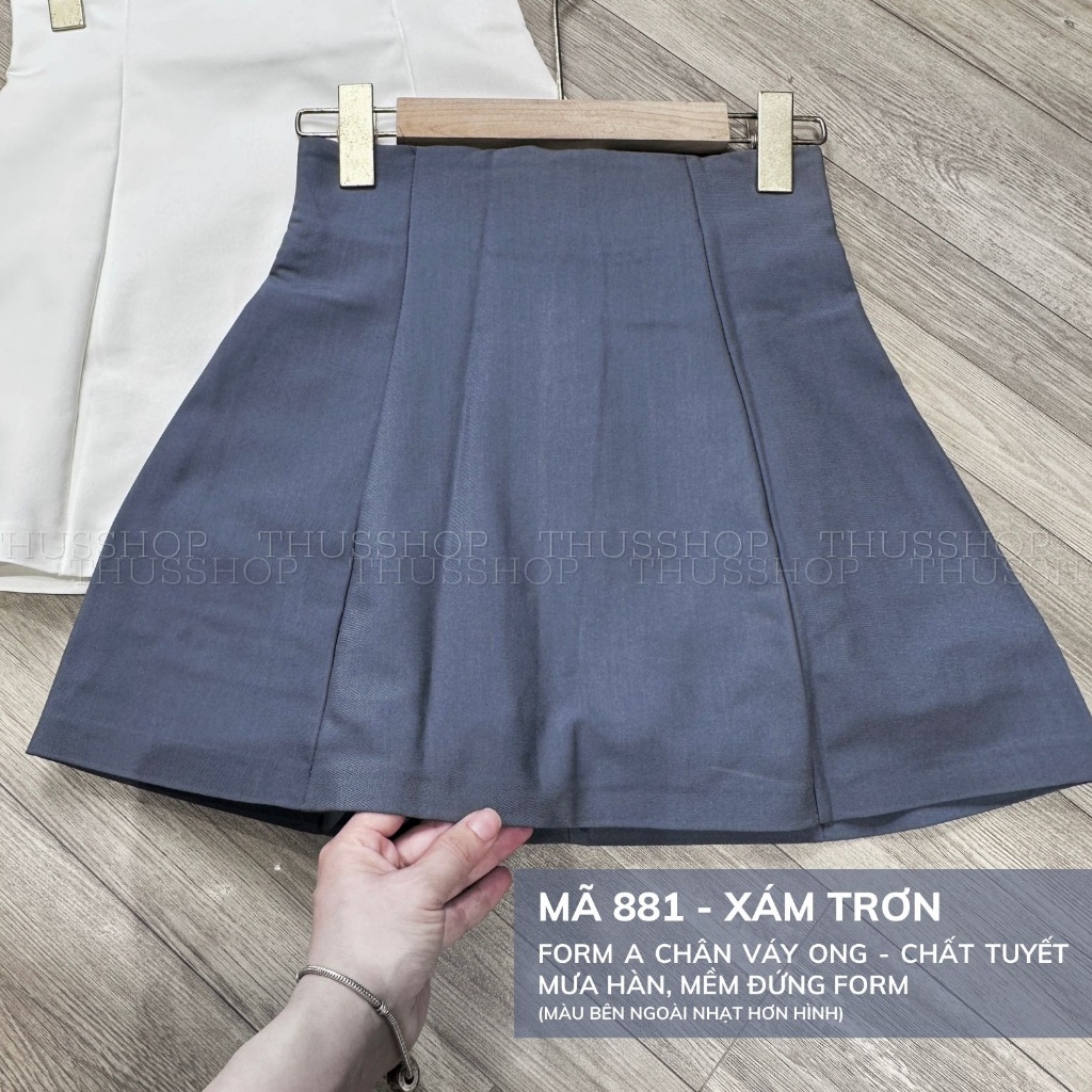 Chân Váy Con Ong Cạp Lưng Cao KIM HOÀNG BIGSIZE Kiểu Chữ A Xòe Phồng Chất Kaki Mềm Cao Cấp Siêu Tôn Dáng THUS88 | BigBuy360 - bigbuy360.vn