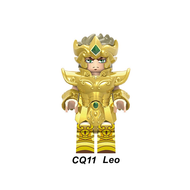Quà tặng trẻ em vàng mười hai chòm sao khối xây dựng lắp ráp hình đồ chơi mô hình saint seiya