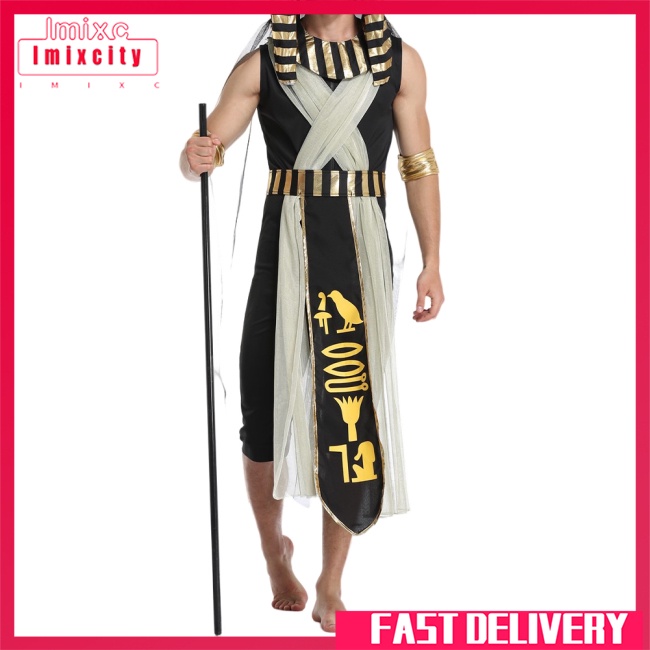 Imixcity trang phục cosplay ai cập pharaoh cleopatra nữ thần hy lạp trang phục sân khấu opera trang phục biểu diễn