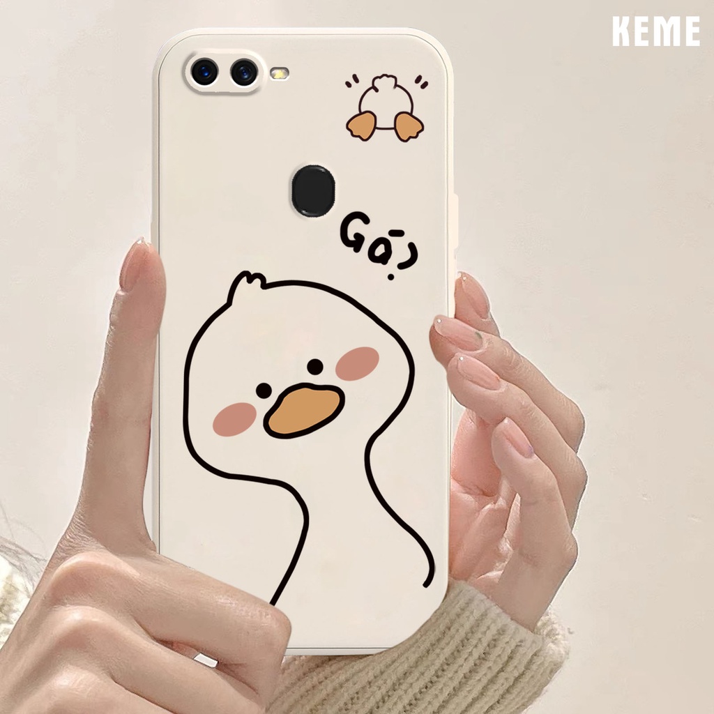 Ốp lưng Oppo A7 / A5s / A12 / A12s in hình Lucky Virus và Vịt ngáo ngơ