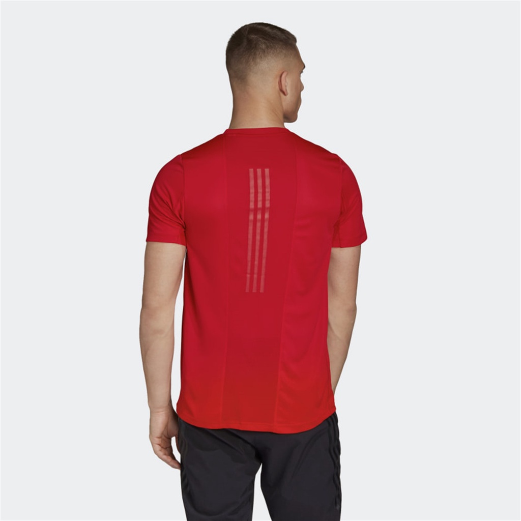 Áo Thun Thể Thao Nam Adidas Heat.RDY 3-Stripes - Đỏ