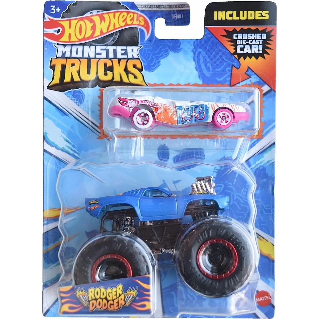 2023 hot wheels / hot wheels xe tải quái vật xe tải quái vật 1: 63 series