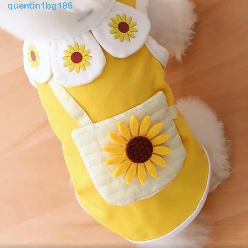 Quentin1bg quần áo cho chó phim hoạt hình áo vest mềm áo sơ mi cho thú cưng quần áo cún con mèo satchel đồ dùng cho thú cưng