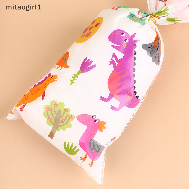 25 cái khủng long dễ thương túi quà tặng opp bằng nhựa dino roar kẹo cookies bao bì túi boutique