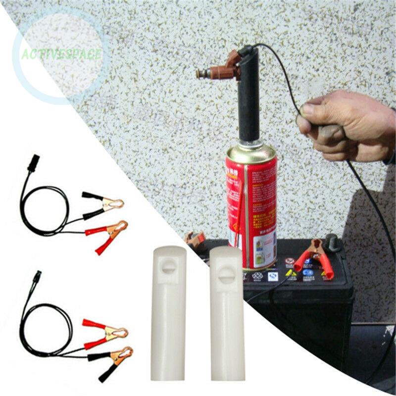Fuel Injector cleaner Adapter Cleaning Tools Set Nozzle 4pcs Nozzle shape Flush