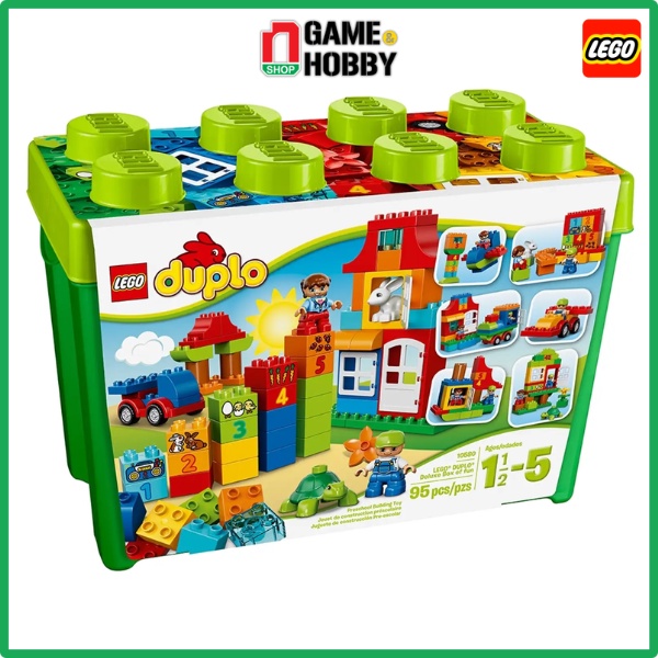 MÔ HÌNH LẮP RÁP LEGO DUPLO DELUXE  BOX OF FUN - THÙNG GẠCH DUPLO VUI NHỘN CAO CẤP - CHÍNH HÃNG LEGO