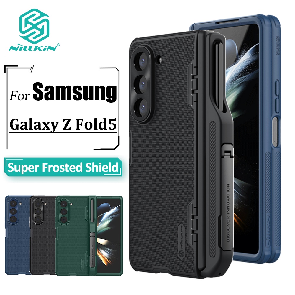 Ốp điện thoại nillkin super frosted shield fold case Samsung Galaxy Z Fold5 ultra thin matte tpu + pc chống bám vân tay Ốp điện thoại chống sốc