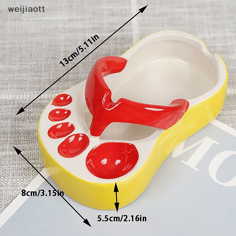 Weijiaott dép xỏ ngón đáng yêu tương cà nước tương gáo di động đĩa salad gốm sứ đĩa nhúng bát dễ thương đồ ăn nhẹ nhỏ đĩa đựng gia vị vn