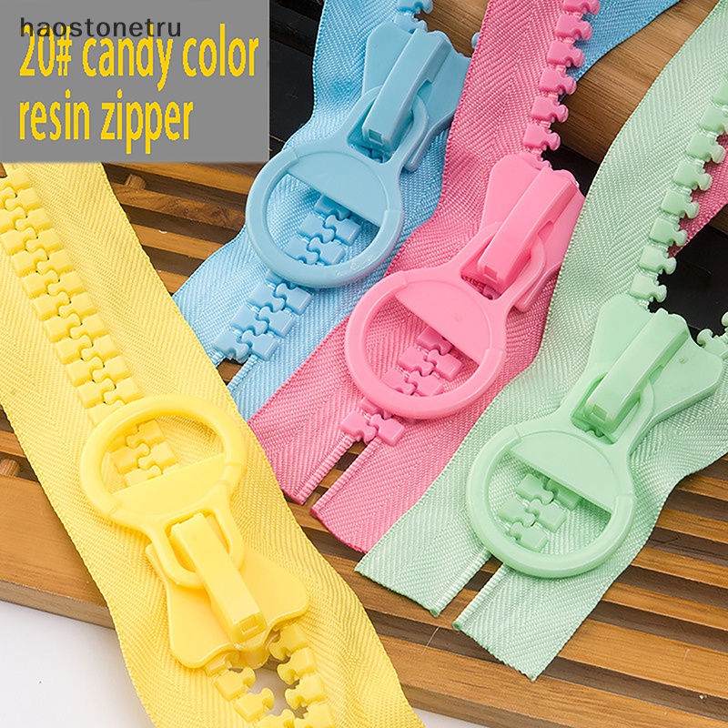 Ru 25cm dây kéo nhựa cực lớn màu sắc không có khóa vô tận dây kéo túi bút chì trang trí zip may mặc túi không thể ngăn cản khóa kéo n