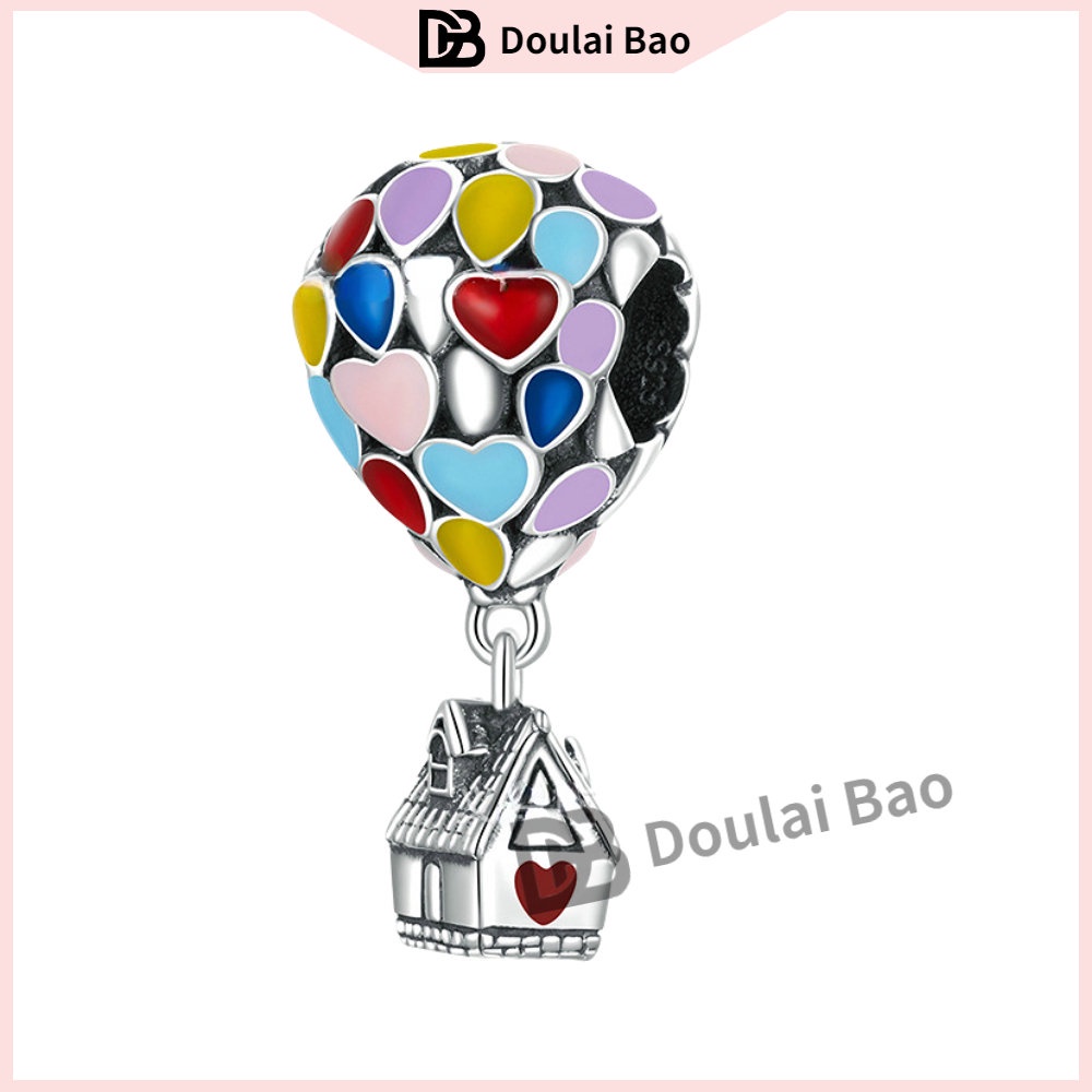 Pandora pink series diy sweet beaded bracelet bracelet bracelet ring hạt ngày lễ tình nhân món quà tình yêu