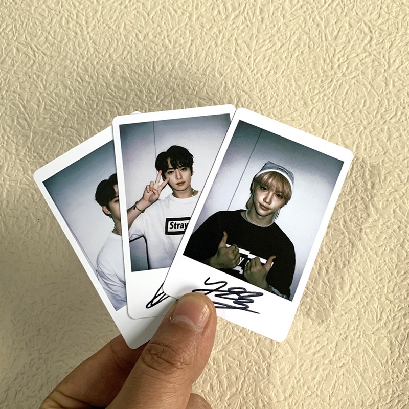 7 cái / bộ kpop stray kids lomo cards bưu thiếp polaroid card photocard với bộ sưu tập người hâm mộ chữ ký