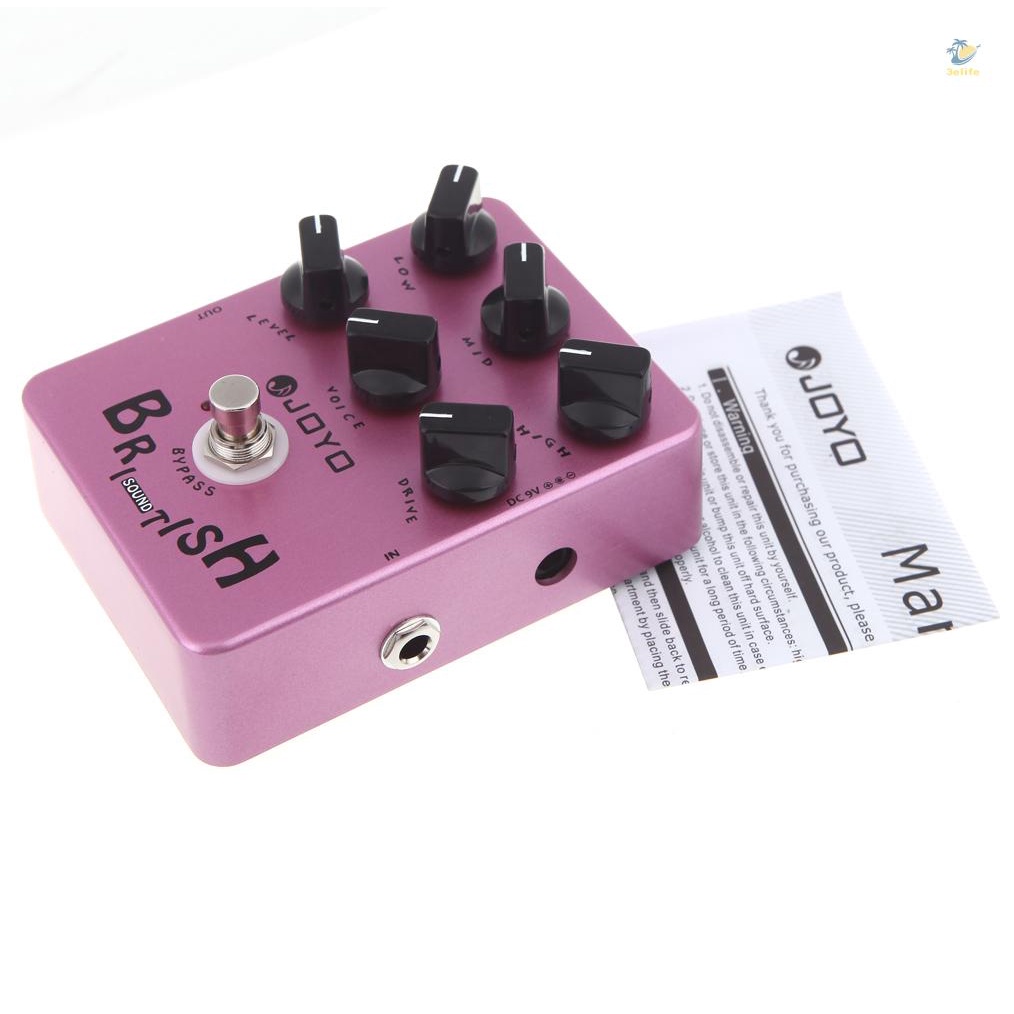 3elife joyo jf-16 british sound amp sim bàn đạp hiệu ứng guitar