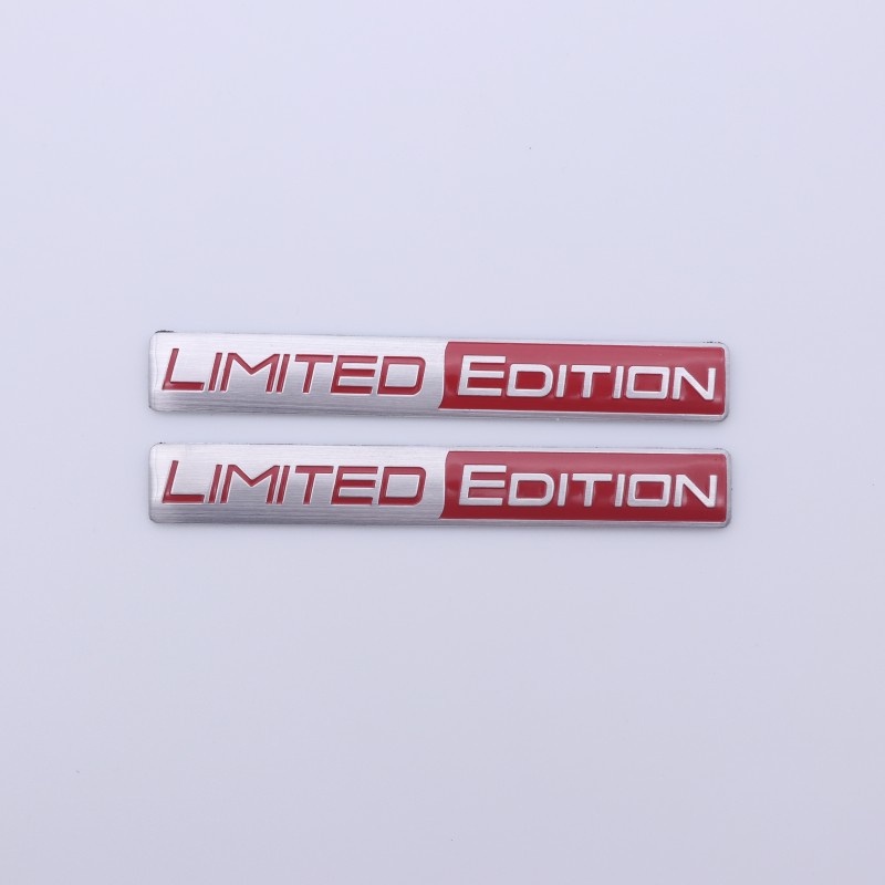 Phiên bản giới hạn 3d Kiểu dáng xe hơi Nhãn dán kim loại Thân xe Huy hiệu Fender Decal Nhãn dán thân xe Phụ tùng ô tô