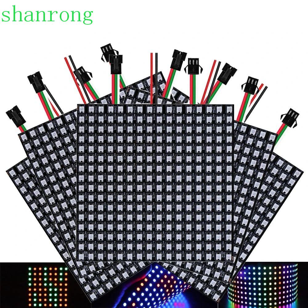 Bảng điều khiển led shanrong pixels led rgb dc5v linh hoạt với ic ws2812b ws2812 bảng điều khiển ma trận