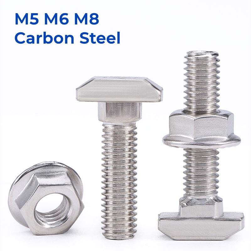 Bu Lông Đầu Vít Chữ t m5 m6 m8 t Bằng Nhôm Chuyên Dụng 20 / 30 / 40 / 45
