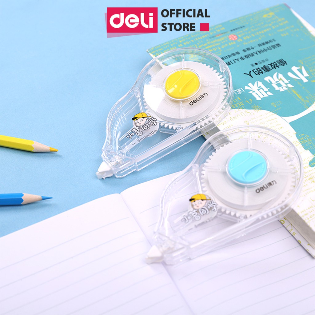 Bút xóa giấy 30m học sinh Deli - dụng cụ tẩy xóa - 1 chiếc - 8180