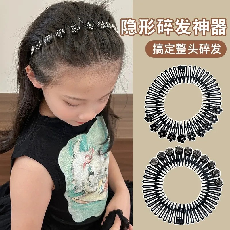xược cài tóc Tóc gãy tạo tác nữ trẻ em đầu trước tóc gãy phân loại thẻ tóc đĩa lược chải tóc