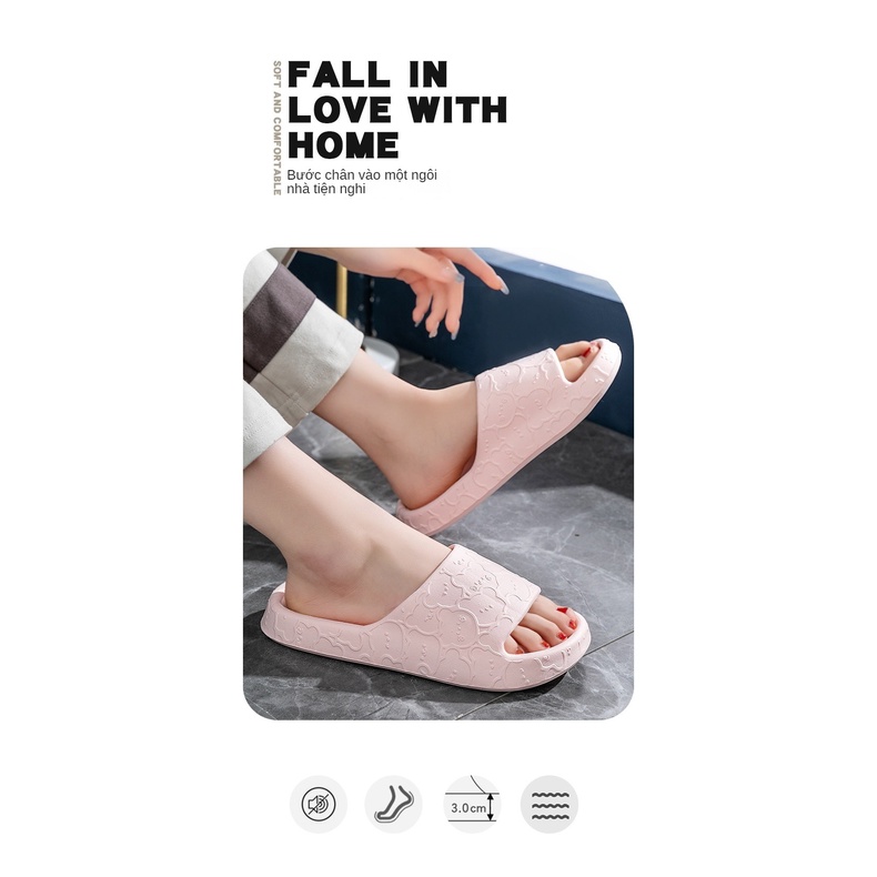 Eva dép đi trong nhà mùa hè nam bước vào shit feel cặp đôi trong nhà phòng tắm khử mùi anti-slip sandal
