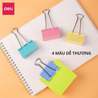 Kẹp bướm Deli - 24 chiếc/hộp - E8552A