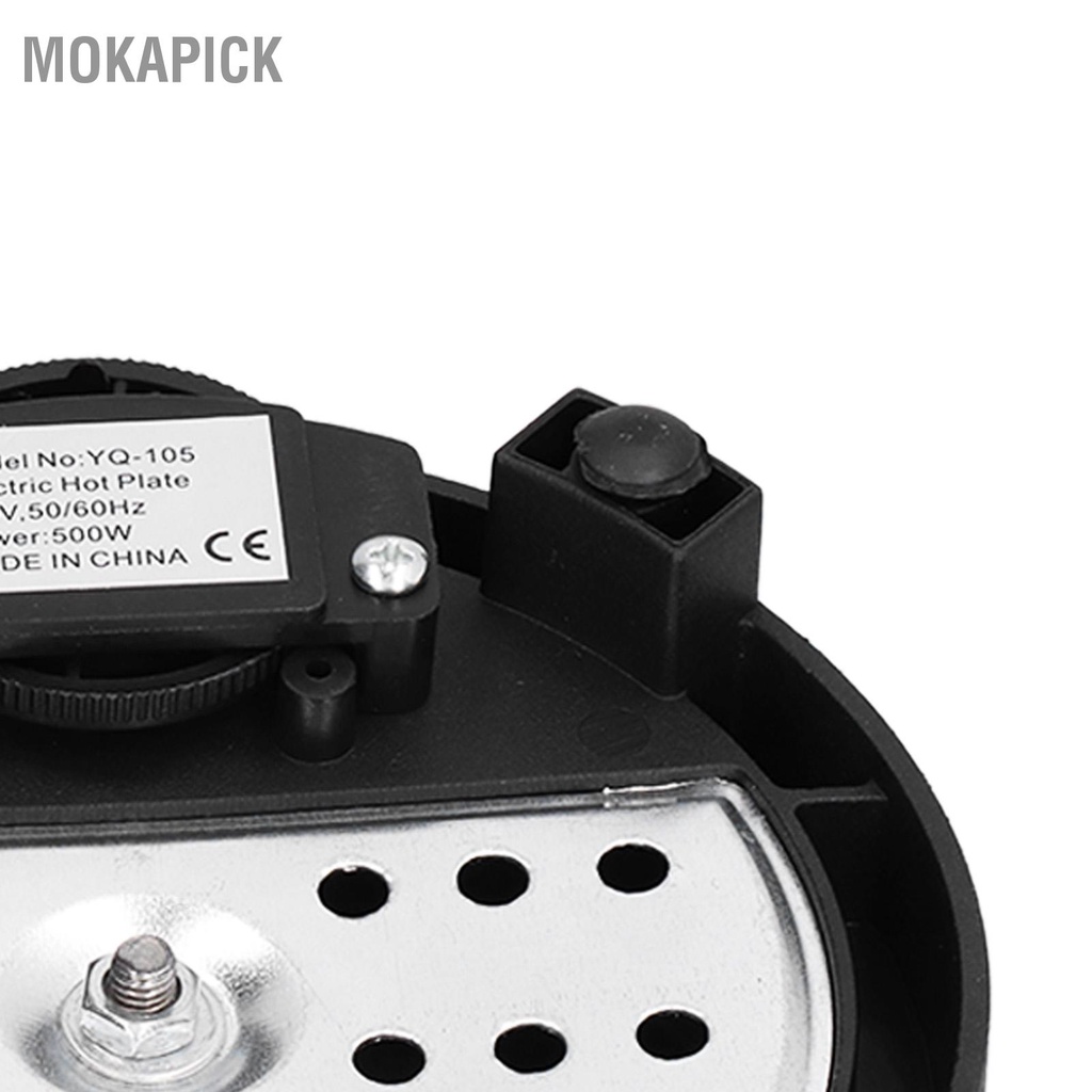 500W Bếp Điện Mini Điều Khiển Nhiệt Độ Cho Gia Đình Nhà Hàng Mokapick