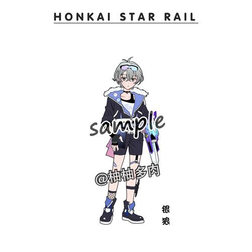 Mô hình Standee Honkai Star Rail Acrylic Stand Dan Heng Blade March 7th Kafka Game decor góc học tập để bàn 15cm