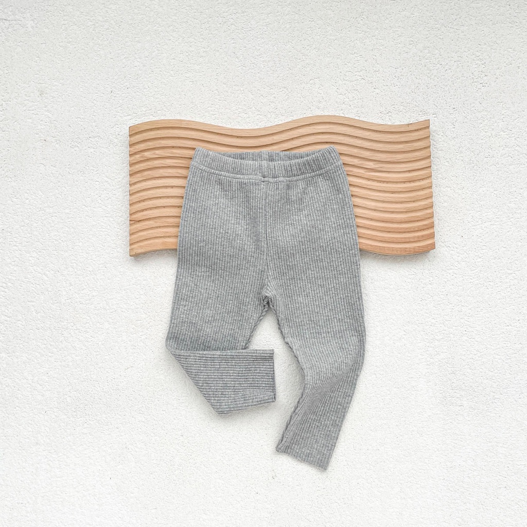 Quần Legging cotton Màu Trơn Dễ Thương Cho Bé 0-2 Tuổi