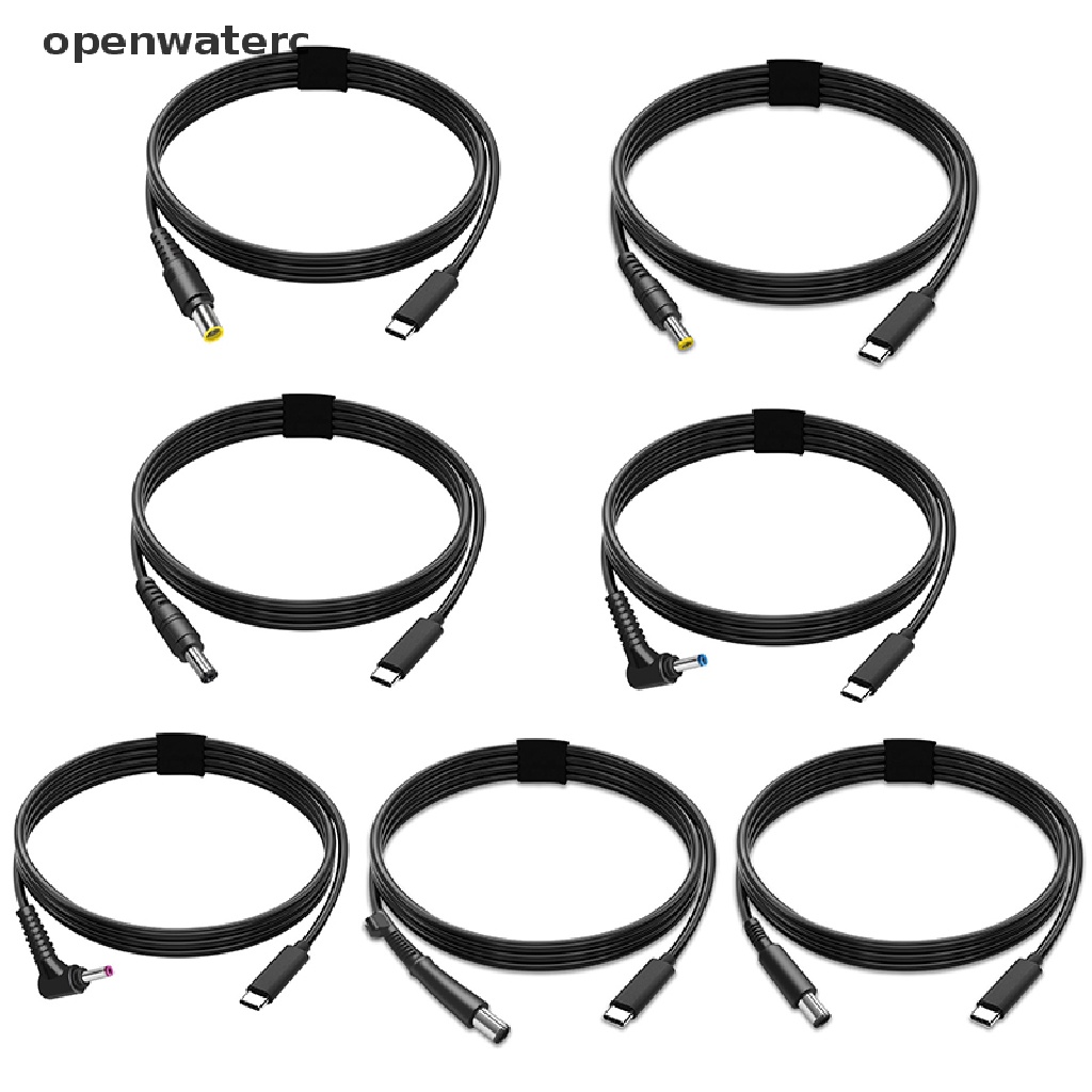 Dây Cáp Sạc Nhanh Chuyển Đổi 65W 3A 1.5M PD Đầu Vào USB TYPE C Sang DC Cho Lenovo