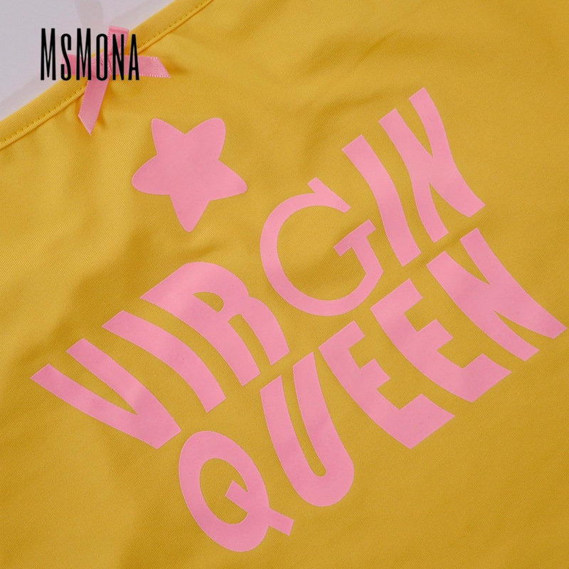 Áo Tank Top Ôm Dáng In Chữ Phối Màu Tương Phản Thời Trang 2023 Quyến Rũ Cho Nữ